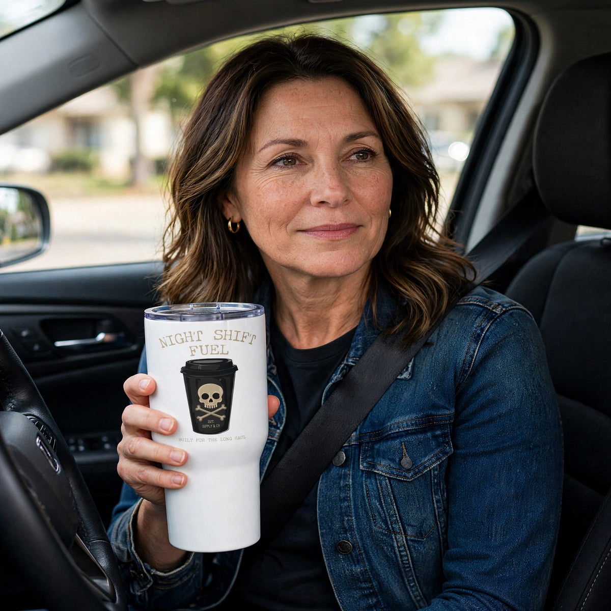   IMPECCABLE MISCHIEF™ | IMM Supply & Co | Night Shift Fuel | Travel mug with a handle